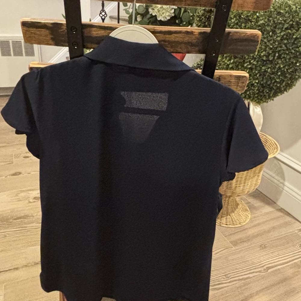 Women's Classic Dark Navy Short Sleeve Top- Size Medium NWOT